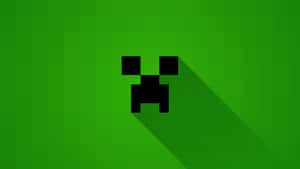 Minecraft Creeper Face Graphic Wallpaper