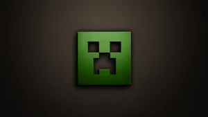 Minecraft Creeper Face Icon Wallpaper