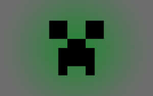 Minecraft Creeper Face Icon Wallpaper