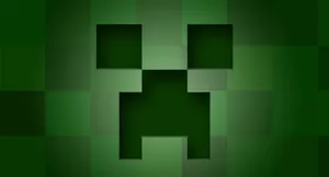 Minecraft Creeper Face Pattern Wallpaper