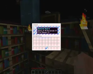 Minecraft Diamond Sword Inventory Wallpaper