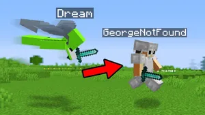 Minecraft Dream And George Not Found Wallpaper
