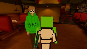 Minecraft Dream Vr Character Wallpaper