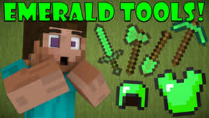 Minecraft Emeralds 1920 X 1080 Wallpaper Wallpaper