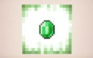 Minecraft Emeralds: Rare Treasure In The Block World Wallpaper