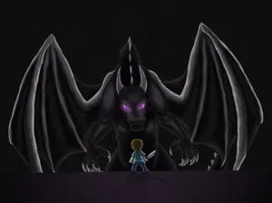 Minecraft Fans Unite! - Stunning Minecraft Fan Art Featuring Steve And Creeper Wallpaper