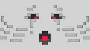 Minecraft Ghast Floating In The Nether Wallpaper