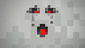 Minecraft Ghast In Action Wallpaper