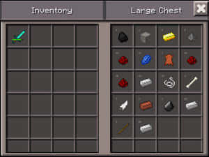 Minecraft Inventory And Large Chest Wallpaper