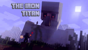 Minecraft Iron Golem Standing Guard Wallpaper