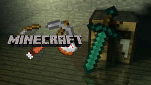 Minecraft_ Items_and_ Logo Wallpaper