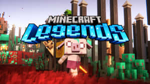 Minecraft Legends Game Art Wallpaper