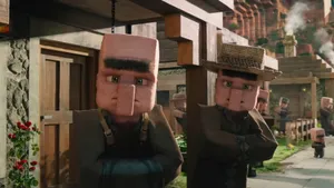 Minecraft Movie Characters Wallpaper