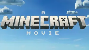 Minecraft Movie Official Logo Wallpaper