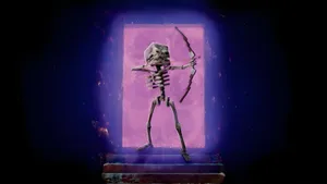 Minecraft Movie Skeleton Archer Wallpaper