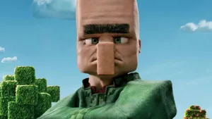 Minecraft Movie Villain Close Up Wallpaper