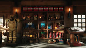 Minecraft Movie Workshop Wallpaper