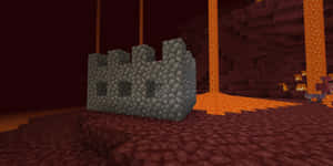 Minecraft_ Nether_ Cobblestone_ Structure Wallpaper