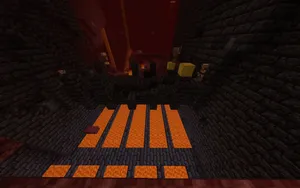 Minecraft_ Nether_ Fortress_ Bridge.jpg Wallpaper