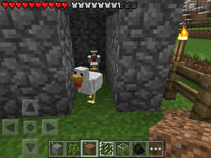 Minecraft Pocket Edition Adventure Begins Wallpaper