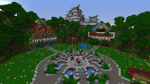 Minecraft Server Adventure Awaits Wallpaper