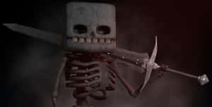 Minecraft Skeleton 1920 X 972 Wallpaper Wallpaper