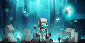 Minecraft Skeleton 3840 X 1943 Wallpaper Wallpaper