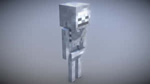 Minecraft Skeleton In Action Wallpaper