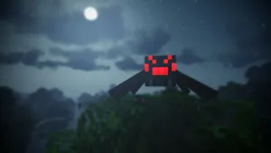 Minecraft Spider In Action Wallpaper
