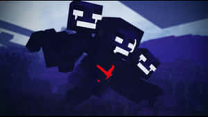 Minecraft Wither In Action Wallpaper