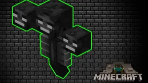 Minecraft Wither Unleashed In The Nether Wallpaper