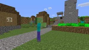 Minecraft Zombie: Fear The Undead In The Blocky World! Wallpaper