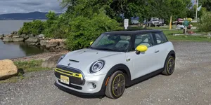 Mini Black And White By Lake Wallpaper