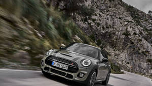 Mini Cooper Moonwalk Grey Wallpaper