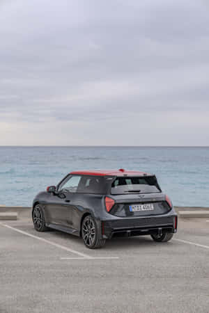 Mini Cooper S E Oceanside Parking Wallpaper