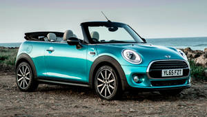 Mini Cooper Tiffany Blue Wallpaper