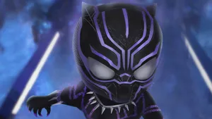 Mini Cute Black Panther Wallpaper