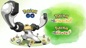 Mini Meltan And Melmetal Wallpaper