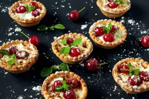 Mini Tart Berries Wallpaper