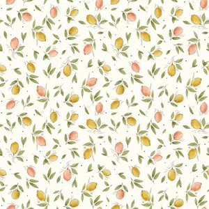 Mini Zesty Lemons Design Wallpaper