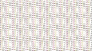 Miniature Marshmallow Cartoon Pattern Wallpaper