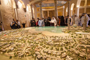 Miniature Version Of Qatar's Katara Wallpaper