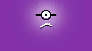 Minimal Evil Minion Face Wallpaper