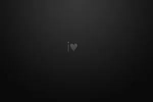 Minimal Portrait In Black Wallpaper