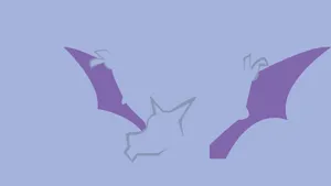 Minimalist Aerodactyl Wings Wallpaper