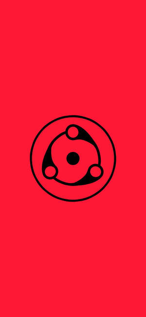 Minimalist Anime Phone Mangekyou Sharingan Wallpaper