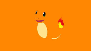 Minimalist Art Charmander Wallpaper