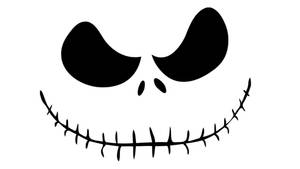 Minimalist Art Of Jack Skellington Wallpaper