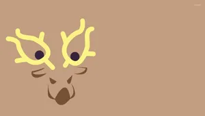 Minimalist Art Of Stantler Wallpaper