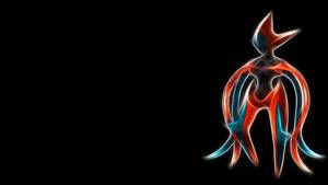 Minimalist Attack Form Deoxys Wallpaper